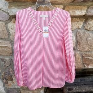 Michael Kors Shirt Size Small Coral Reef Color